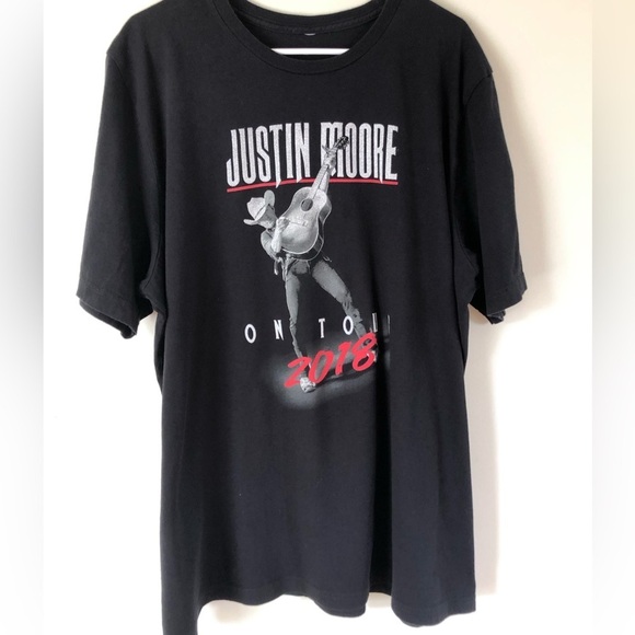 Justin Moore Tops - Justin Moore Tour Tshirt